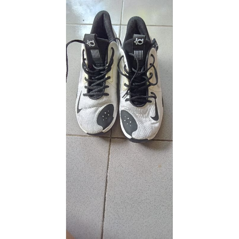 Sepatu basket KD Trey 5 VII White Grey size 42.5