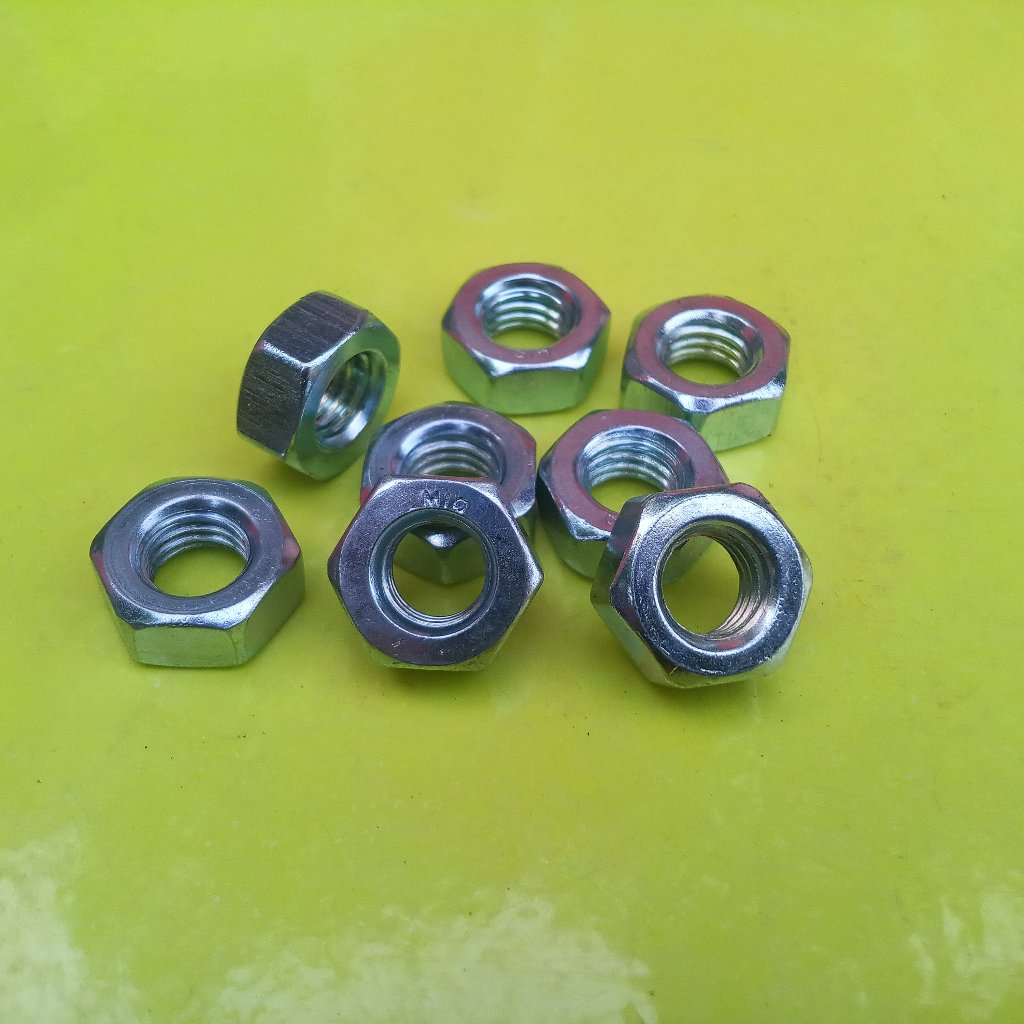 MUR PUTIH M14 / MUR BAUT KUNCI 22 / MUR M14 GALVANIS / MUR GALVANIZ M14 / NUT M14 BAUT 22