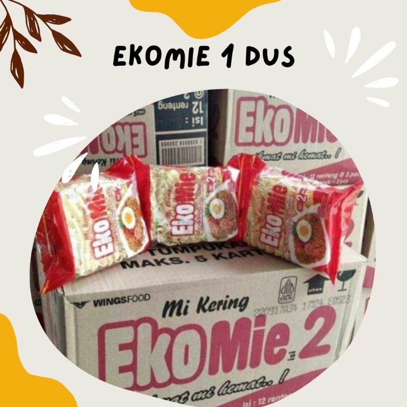 

Ekomie 120gram 1 dus murah isi 36