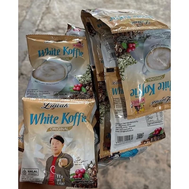 

Luwak White Coffee 1 Renteng isi 10 pcs