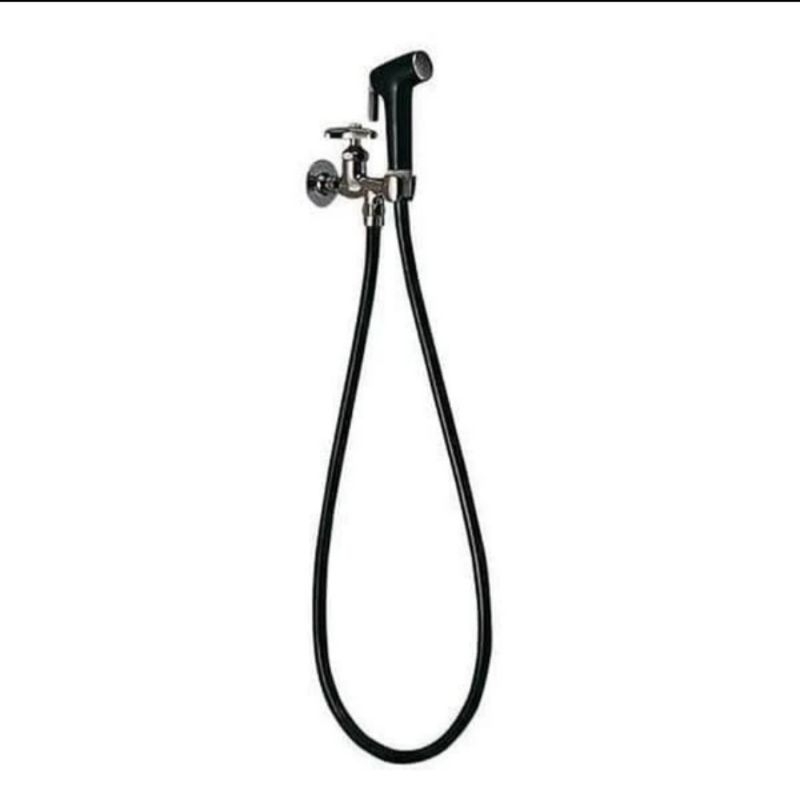 KRAN SHOWER SET TOTO TB19CSN#N5//SHOWER CEBOK HITAM WITH KRAN