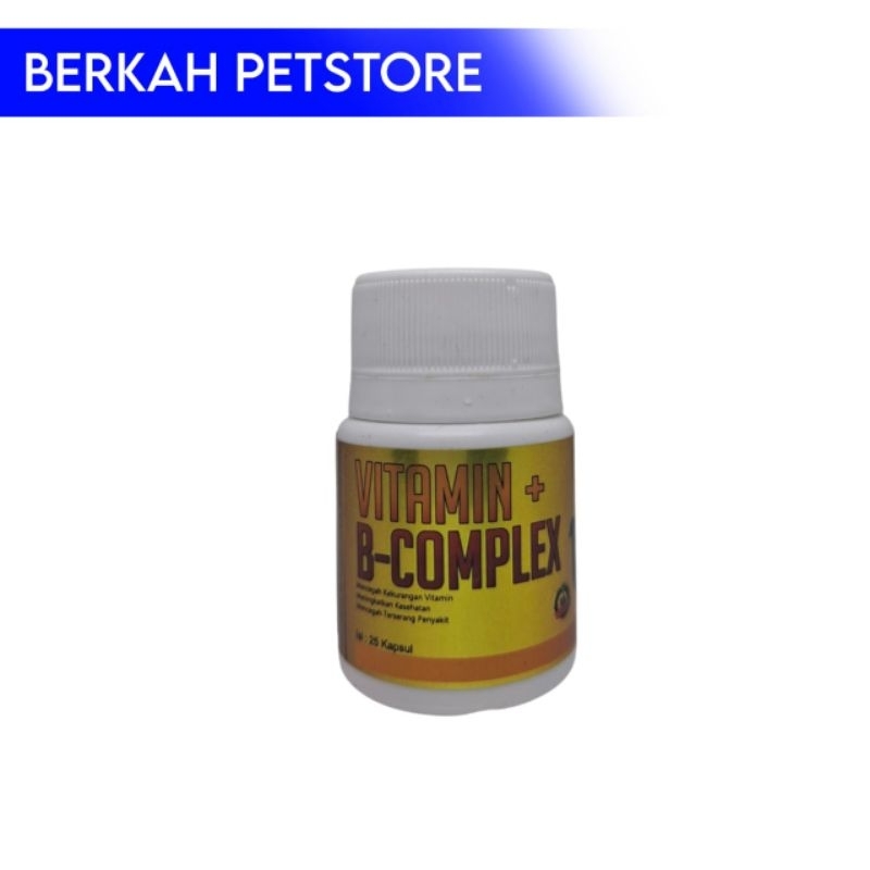 vitamin b-complex merpati isi 25 kapsul vitamin mineral burung merpati