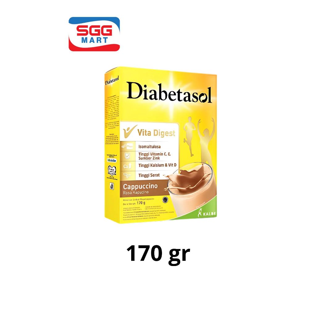

Susu Diabetasol Cappuccino 170gr