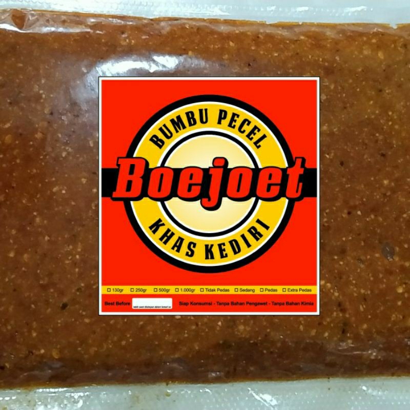 

Boejoet Khas Kediri Bumbu Pecel
