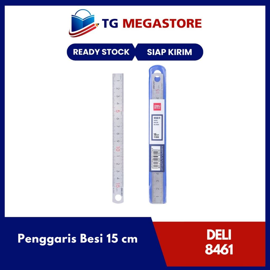 

Penggaris Besi DELI 15cm - 8461