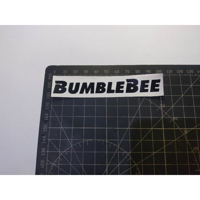 

stiker cutting bumblebee