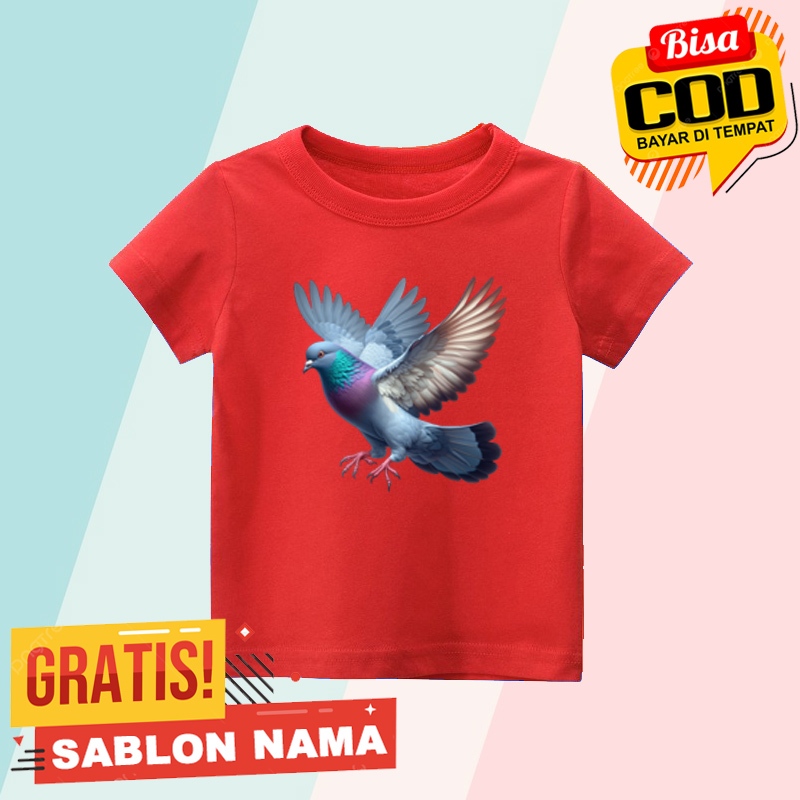 Kaos Anak Merpati Balap / Baju Anak Merpati Balap Laki Laki Atau Perempuan