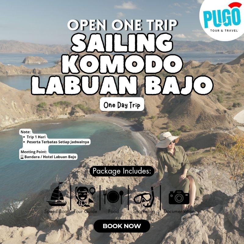 Paket Tour Open Trip Travel Wisata Labuan Bajo Komodo (One Day/Satu Hari)
