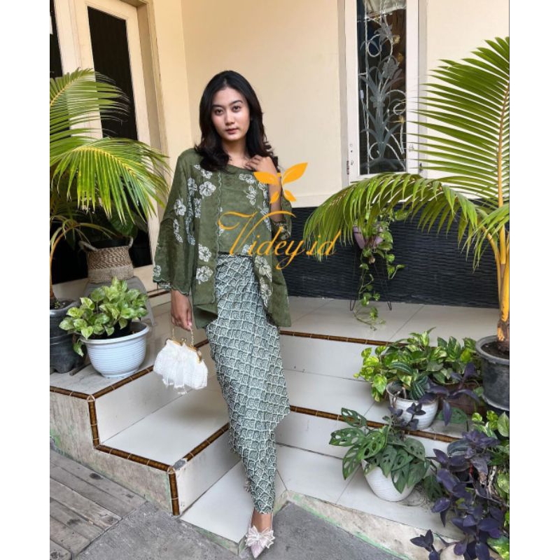 KAFTAN BATIK SET ISEL PREMIUM