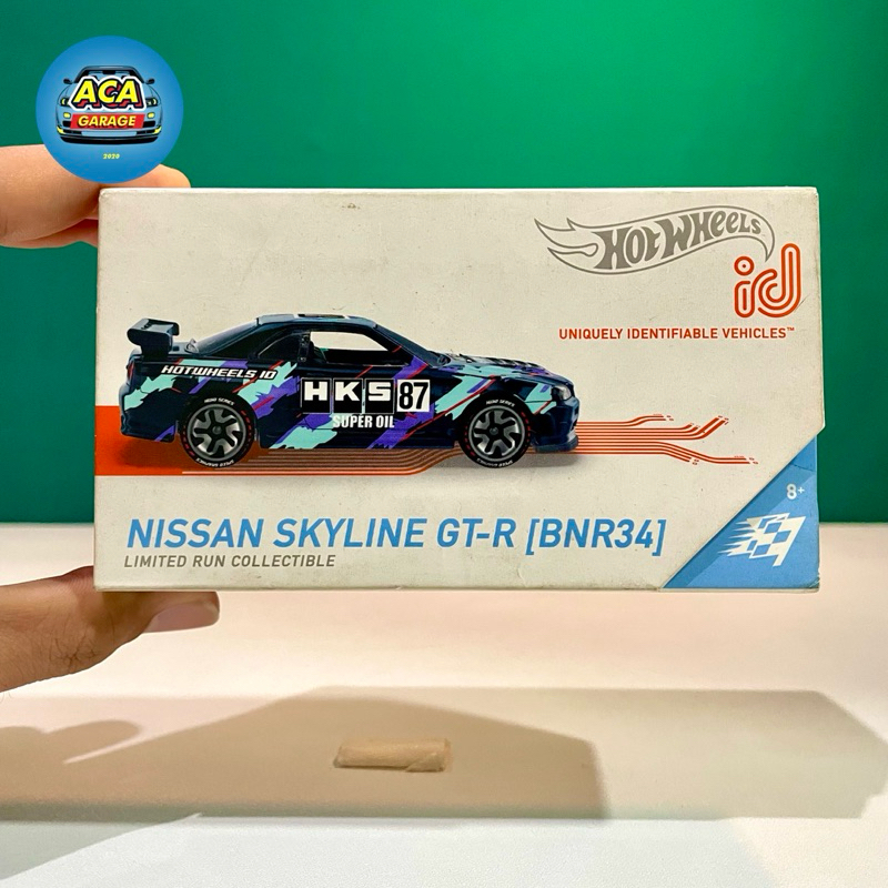 Hot Wheels Nissan Skyline GTR R34 GT-R BNR34 HKS Hot Wheels ID HKS