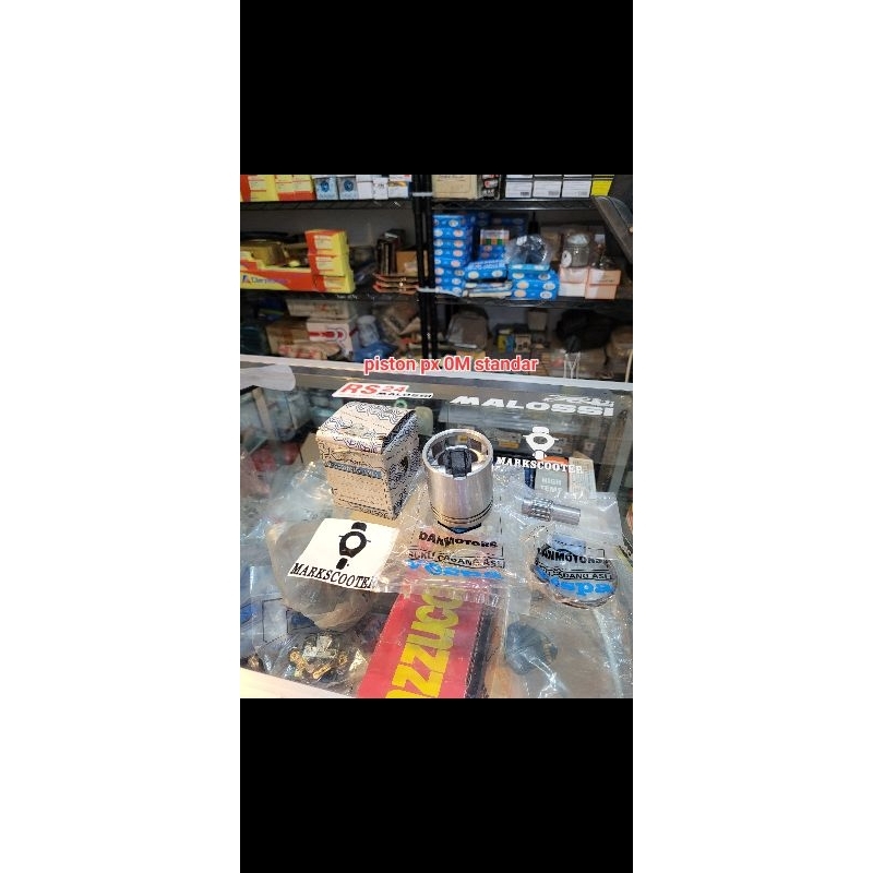 piston vespa px 0M standar original danmotor biru