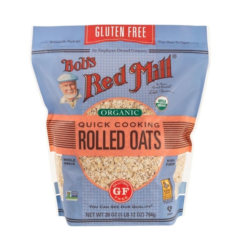 

Bob's Red Mill | QUICK COOKING OAT - 794gr | GLUTEN FREE Organic Mpasi