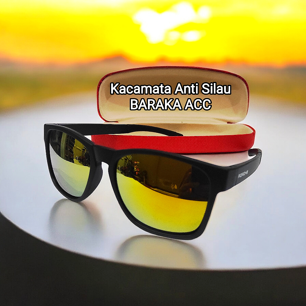 Kacamata Gaya Fashion Pria Terbaru Baraka Acc Anti Silau Berkwalitas Baik