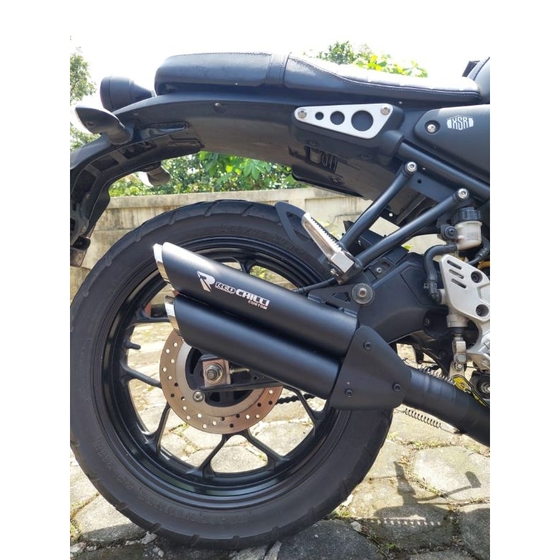 Knalpot Yamaha XSR 155 Double Muffler