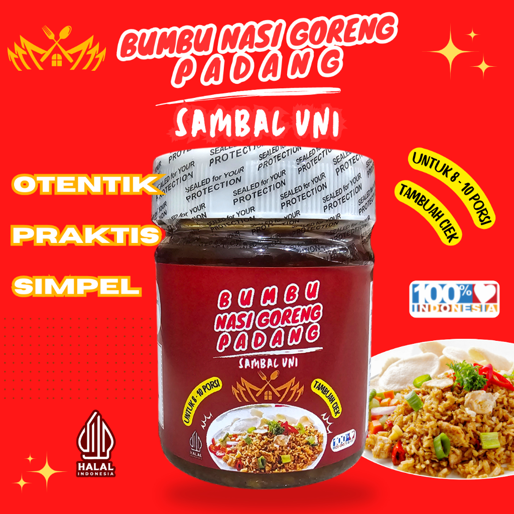 

Bumbu Nasi Goreng Padang Sambal Uni 100gr Asli Padang