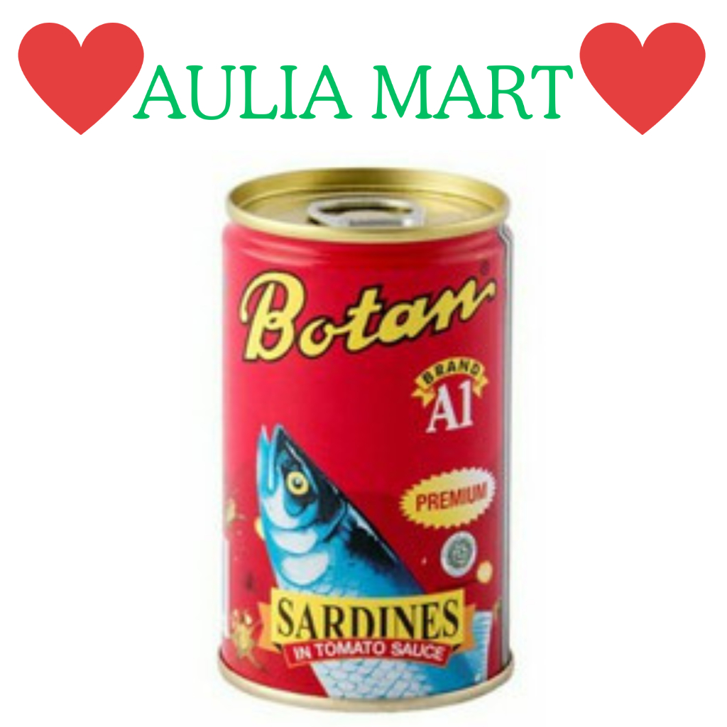 

Botan Sardines Premium In Tomato Sauce 155G - Ikan Sarden