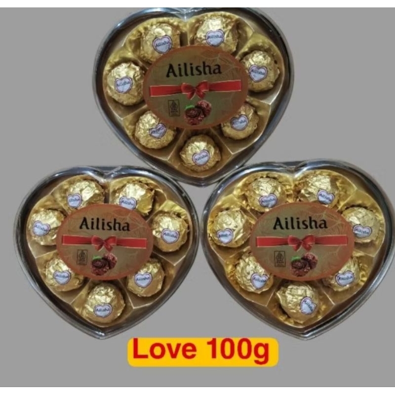 

Coklat Ailisha 100gr. isi 8 butir