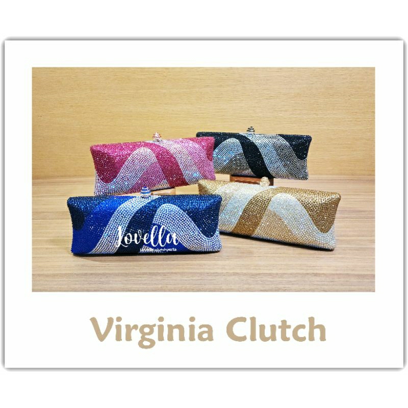 • LOVELLA • VIRGINIA CLUTCH - Tas Pesta - Clutch Pesta - Tas Pesta Import Elegan - Tas Pesta Wanita 