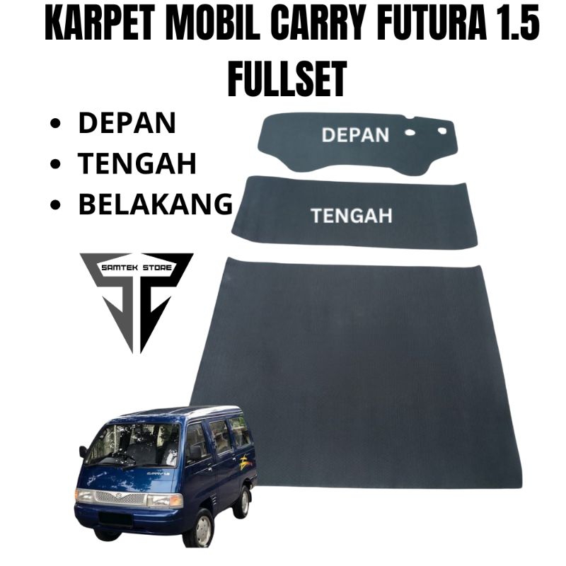 karpet karet carry futura fullset Matras karet / Alas kaki mobil carry futura