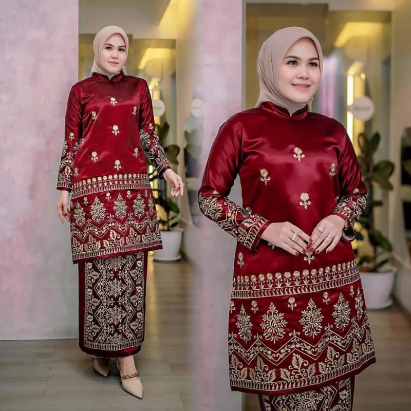 Setelan Tunik Premium Set Tunik Lamaran Set Tunik Mewah Set Tunik Wisuda Set Tunik Pesta Set Tunik K
