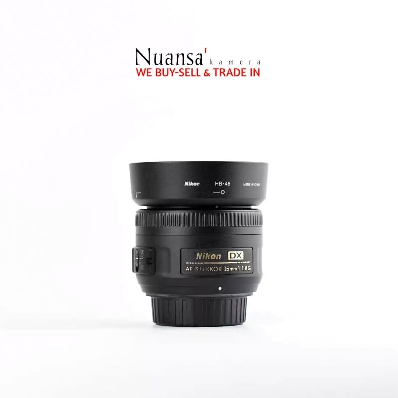Lensa FIX Nikon 35mm f1.8 Mulus Sekaliii