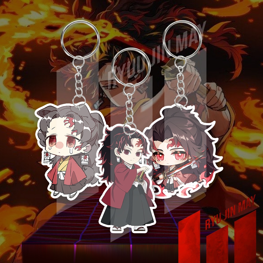 Gantungan Kunci / Keychain / Gantungan HP - Kimetsu - Yoriichi