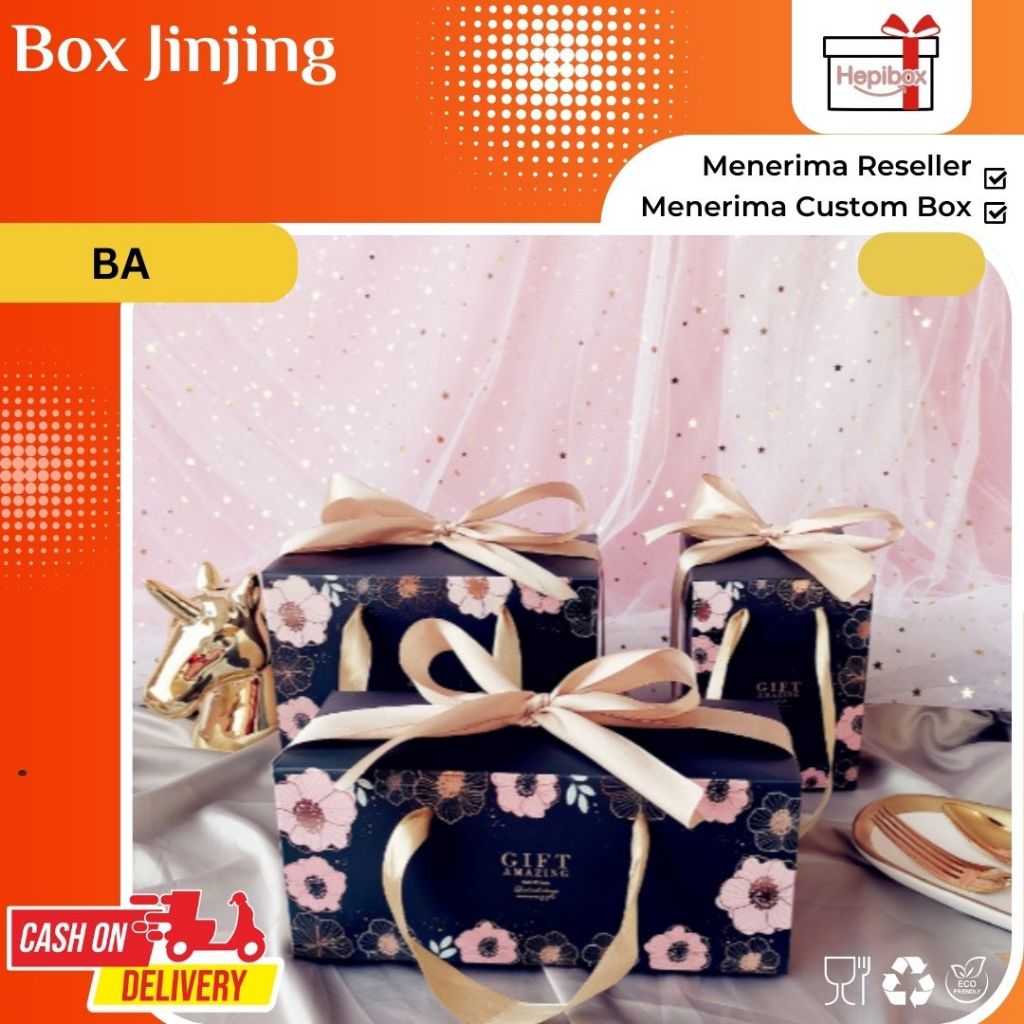 

BOX GABLE JINJING (TANPA PITA) / BOX HAMPERS / BOX GIFT / BOX SOUVENIR / BOX PESTA | BA07 - BA10