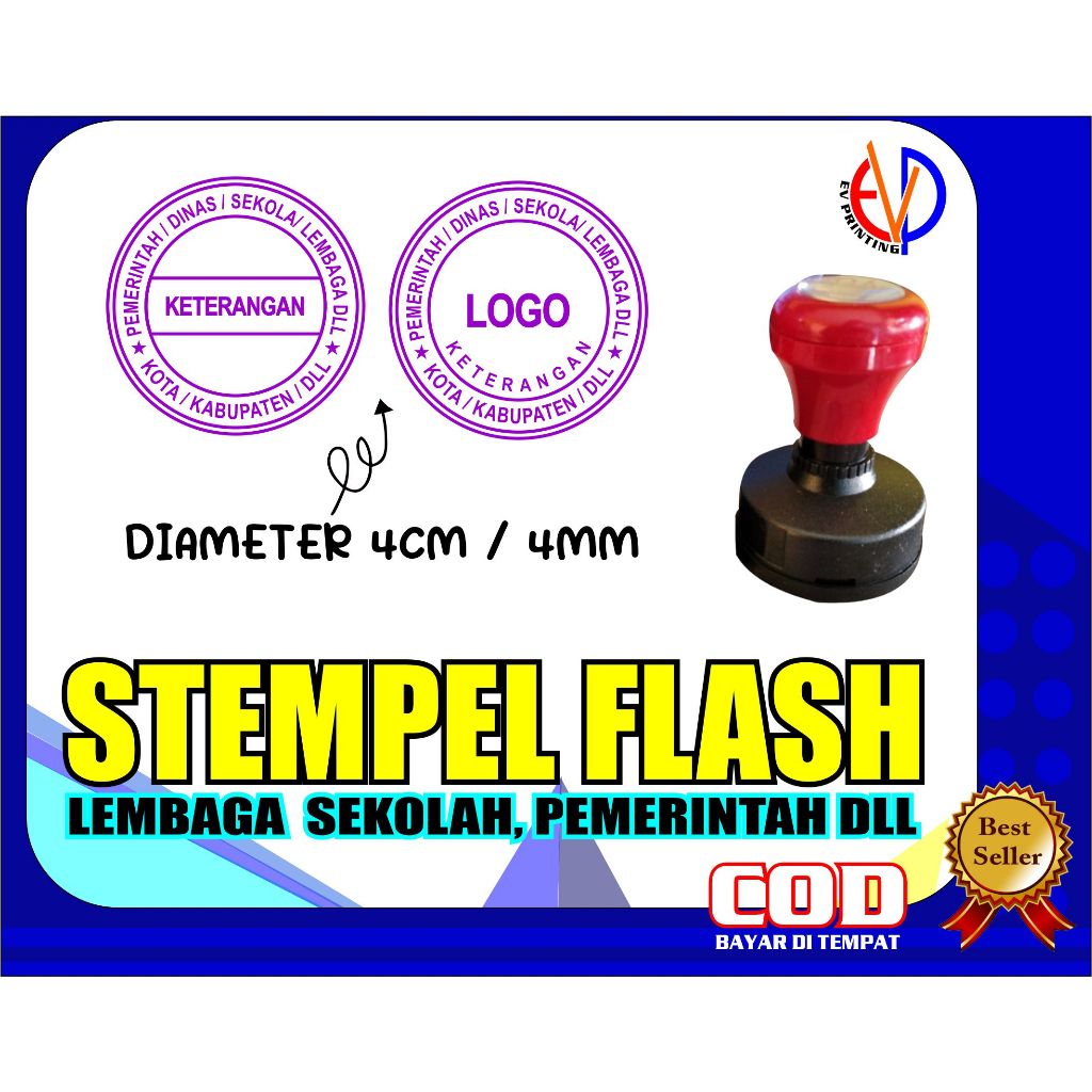 

STEMPEL LEMBAGA STEMPEL SEKOLAH STEMPEL UNTUK KANTOR UKURAN STANDAR BULAT 4CM