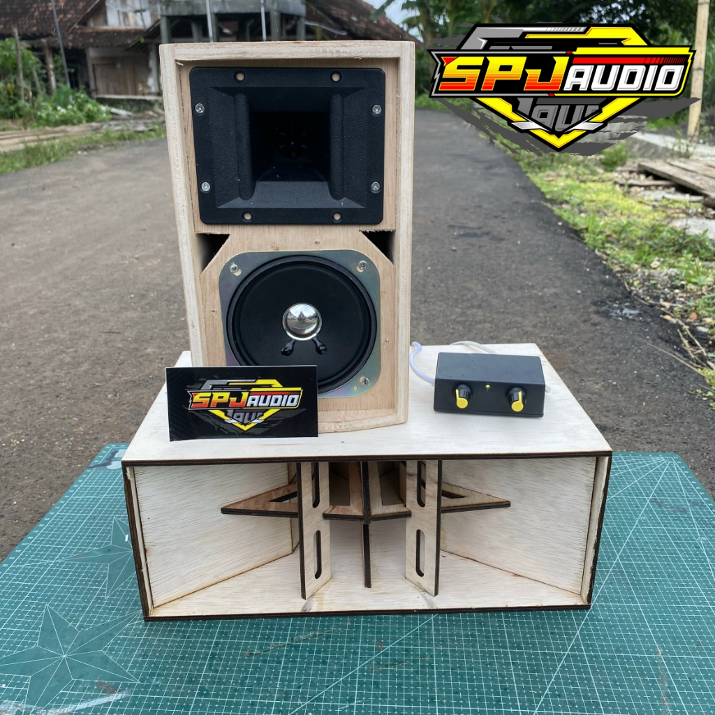 Paket Sound Miniature Box Line Array Double 4 Inch Box Cla Double 4 Inch Cocok Untuk Sound Miniatur 