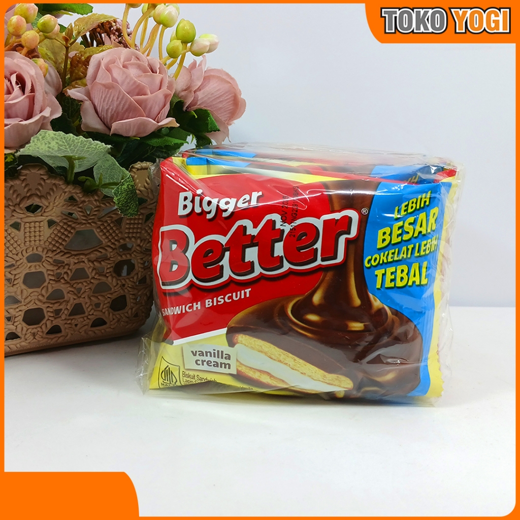 

BIGGER BETTER VANILLA CREAM 27g RENCENG || 1 RENCENG ISI 10 SACHET