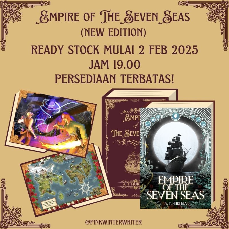 Empire of The Seven Seas (New Edition) Ready Stock (minor defect) Hanya Tersedia 3 pcs