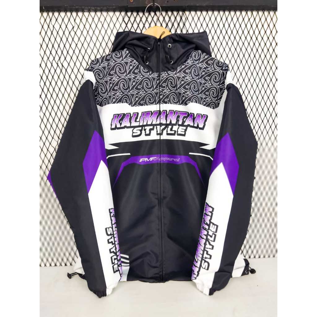 JAKET RACING PARASUT CUSTOM DESAIN SUKASUKA