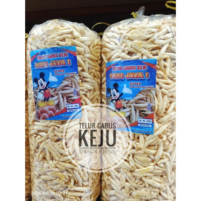 

Telur gabus keju 800 gram telor gabus rasa keju