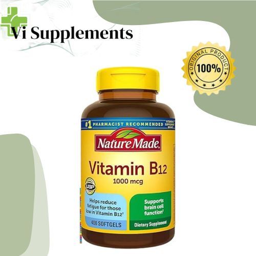 VI SUPPLEMENTS - Nature Made Vitamin B12 1000 mcg 400Softgels