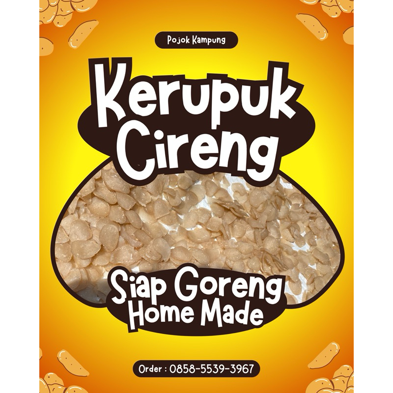 

KRUPUK CIRENG SIAP GORENG (HOME MADE)