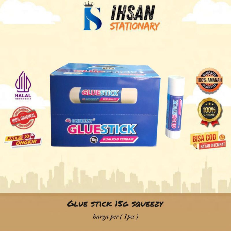 

Glue Stick Squeezy 10 GR (1 Pcs)