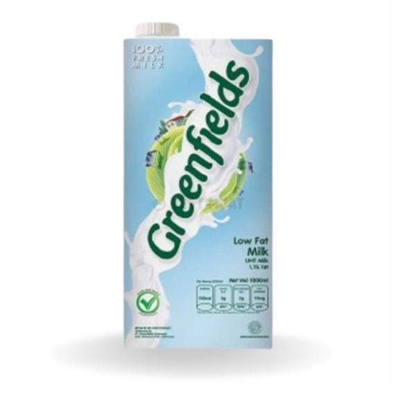 

UHT Low Fat Greenfield - 1 Ltr