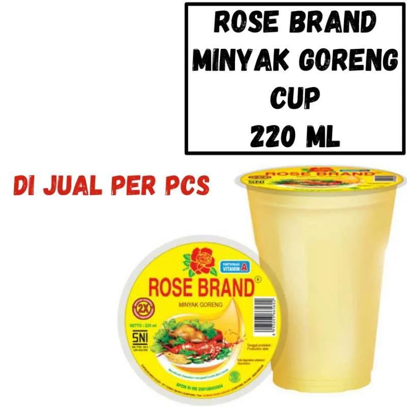

Minyak Goreng Rose Brand Cup 220 ML