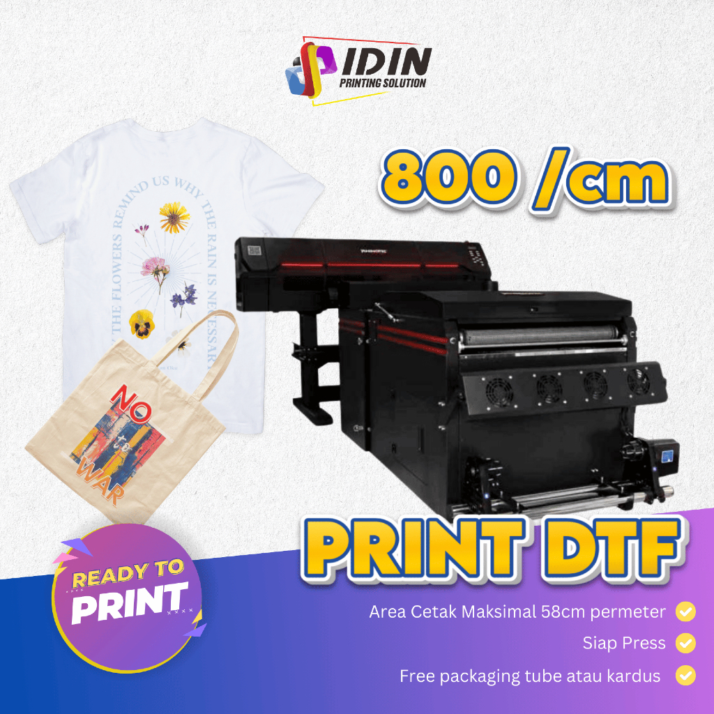 

Sablon Printing Cetak DTF Kain Kaos Free Design - Percetakan Idin Printing Solution