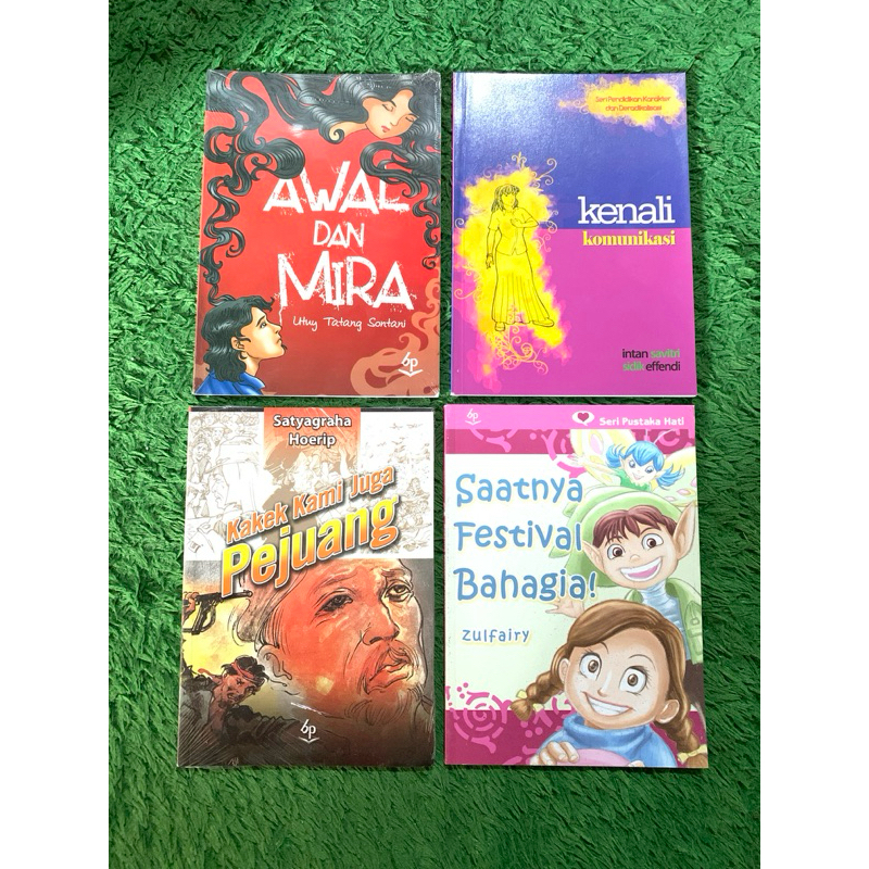 ORIGINAL BUKU CERITA DAN SASTRA AWAL DAN MIRA KENALI KOMUNIKASI KAKEK KAMI JUGA PEJUANG SAATNYA FEST