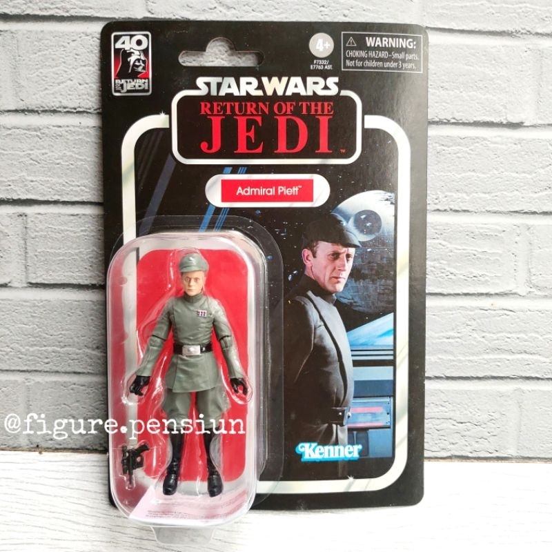 STAR WARS ADMIRAL PIETT RETURN OF THE JEDI VTC HASBRO KENNER 3.75 ACTION FIGURE VINTAGE THE COLLECTI