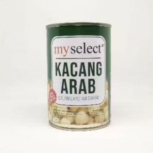 

MY SELECT CHICK PEAS KACANG ARAB 425gr EXP 28/6/2027
