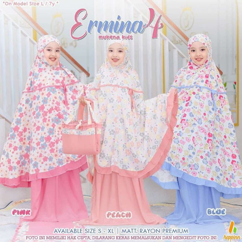 Mukena Kids Ermina4 By Heppin