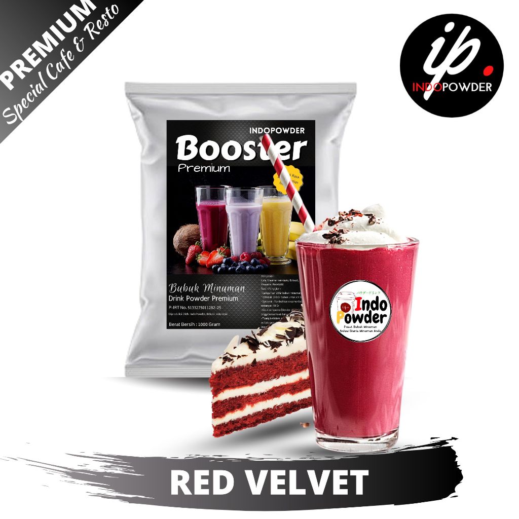 

PREMIUM Bubuk Minuman RED VELVET 1Kg - PREMIUM REDVELVET Powder 1Kg - PREMIUM Bubuk RED VELVET