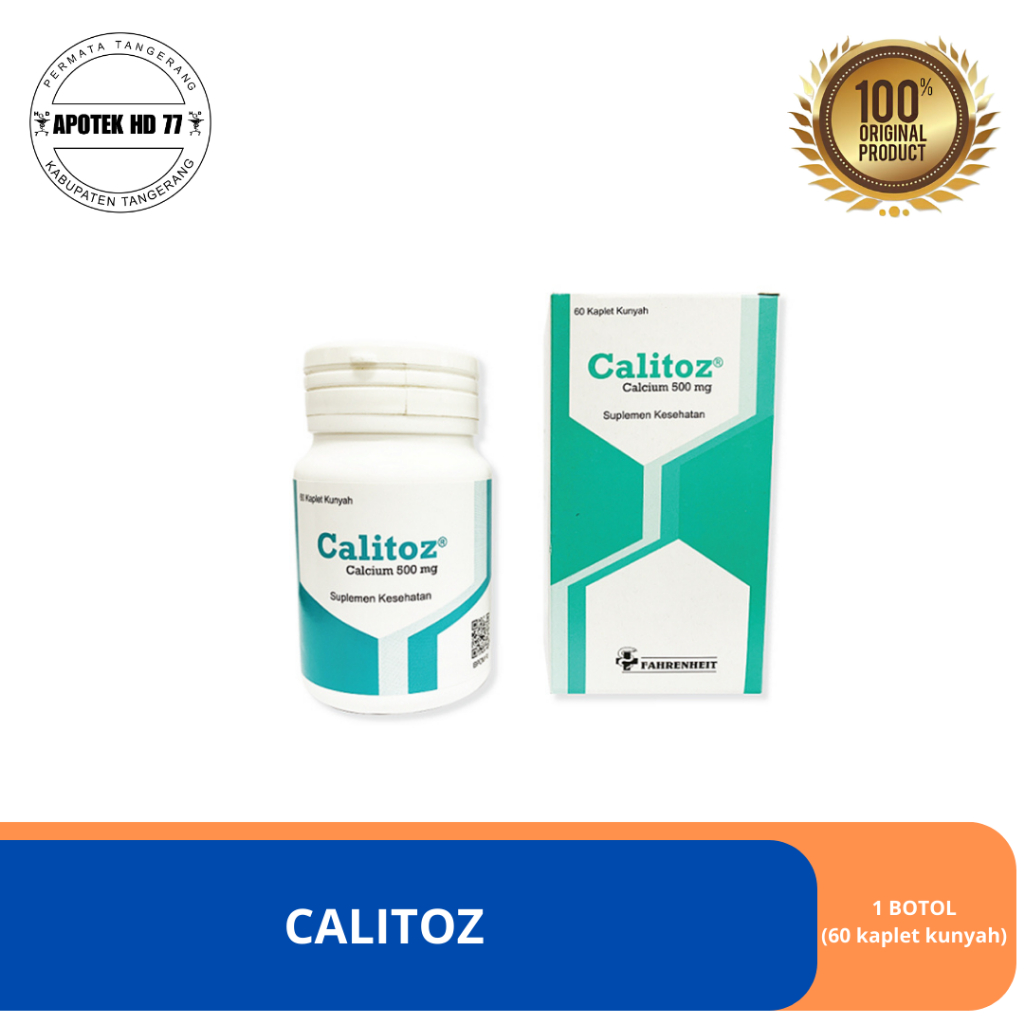 CALITOZ / CALOS ISI 60 KAPLET | VITAMIN UNTUK GINJAL