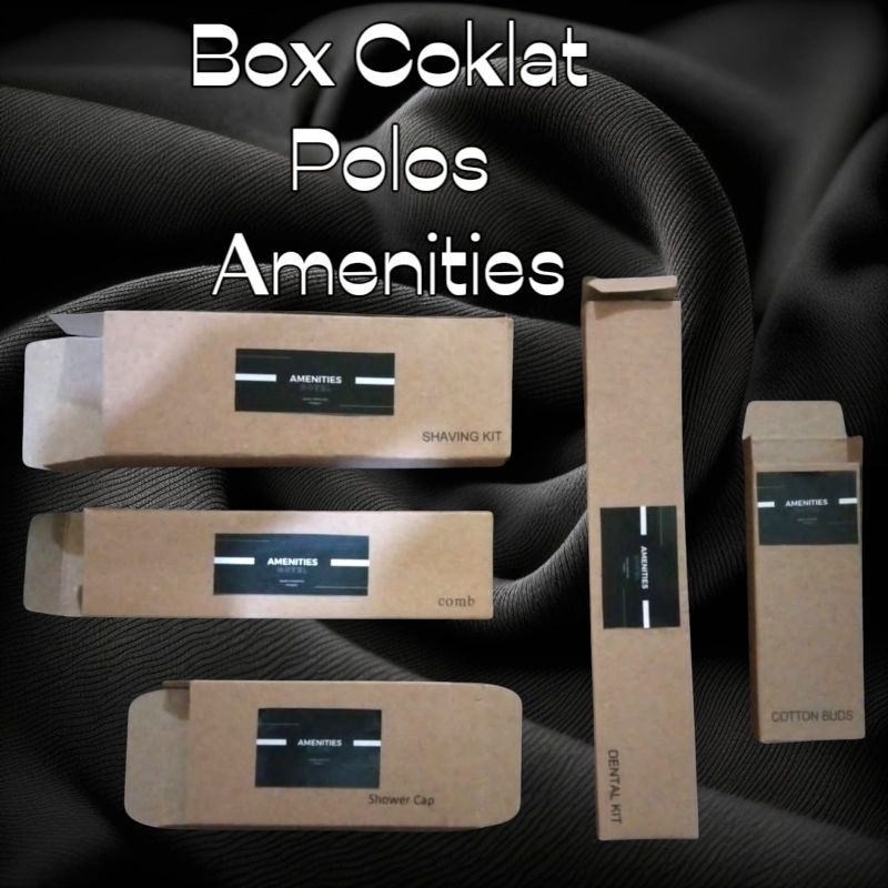 

Box Coklat Polos Amenities Hotel