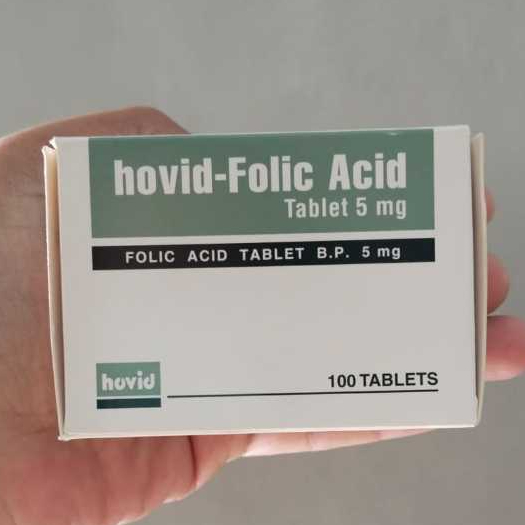 Hovid Folic Acid 5mg 1 strip ecer