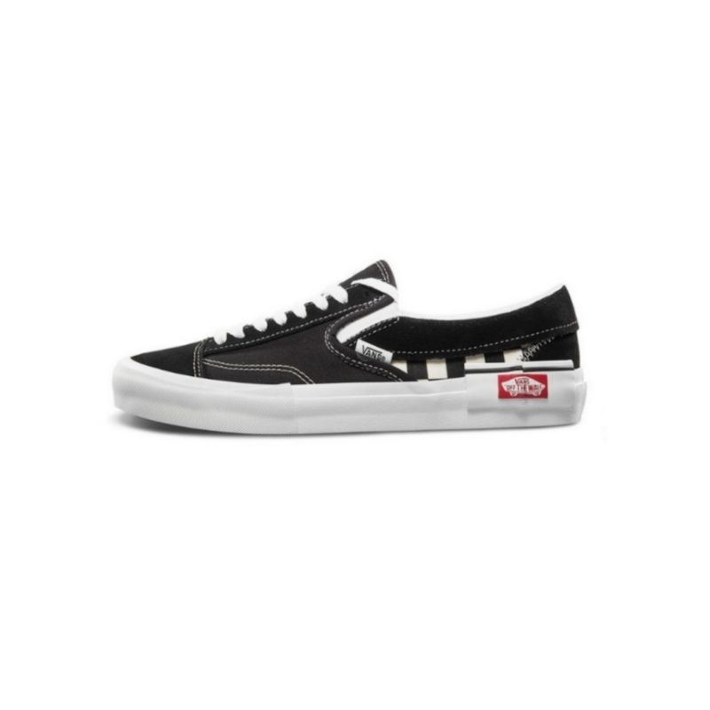 Vans Slip On Cut And Paste Black White Original