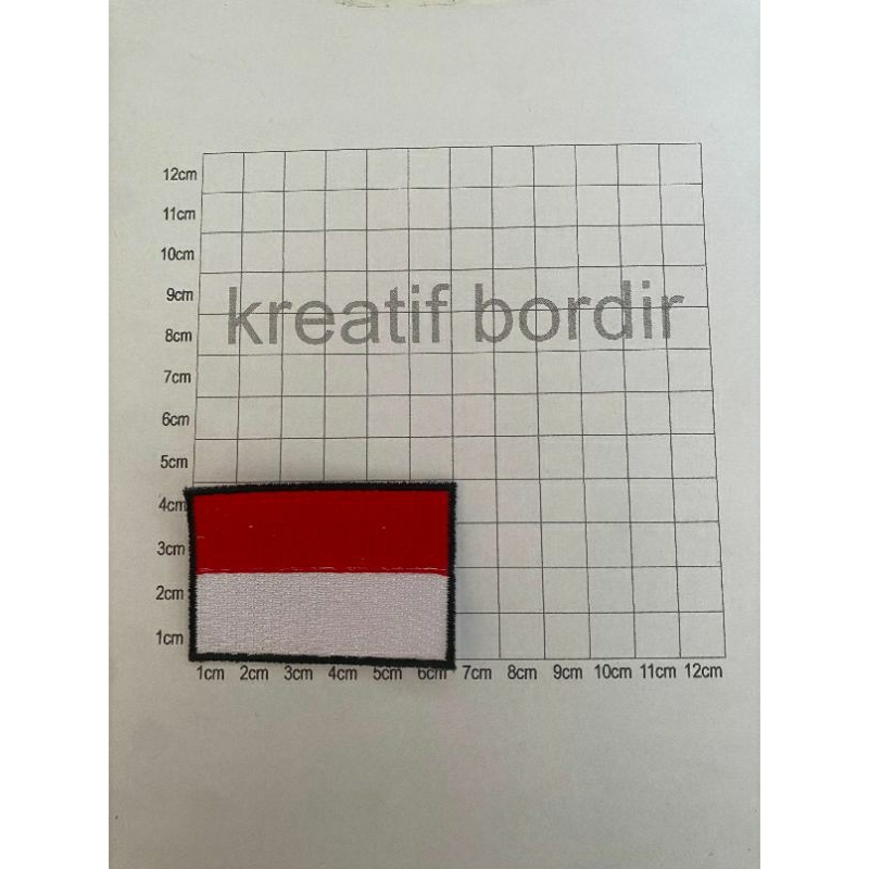 BADGE BENDERA INDONESIA BESAR