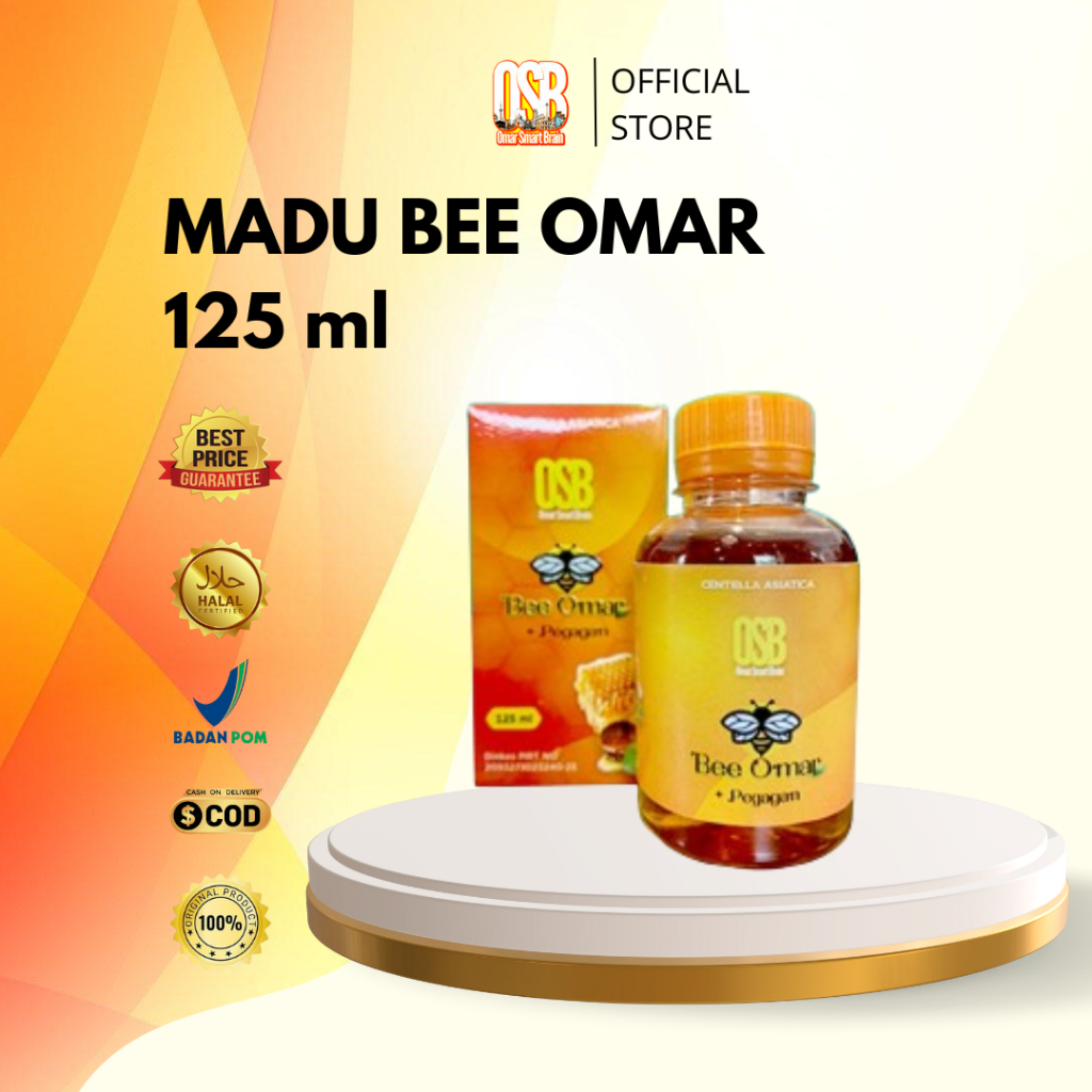 

Madu Bee Omar Madu Asli Premium Pegagan Untuk Imunitas Lebih Kuat Anti Jatuh Sakit